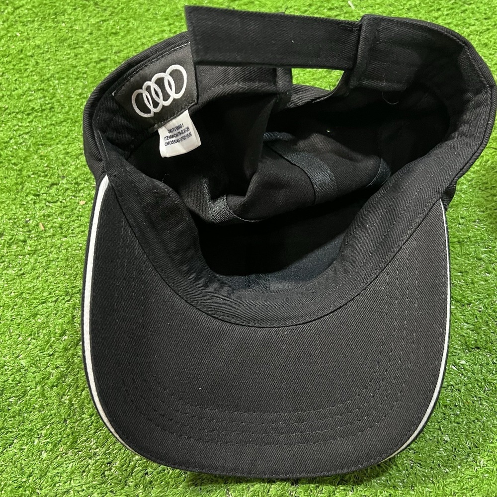 Y2K Audi Hat Adjustable Strapback Embroidered Logo Automotive Cap Minimalist - Picture 5 of 5